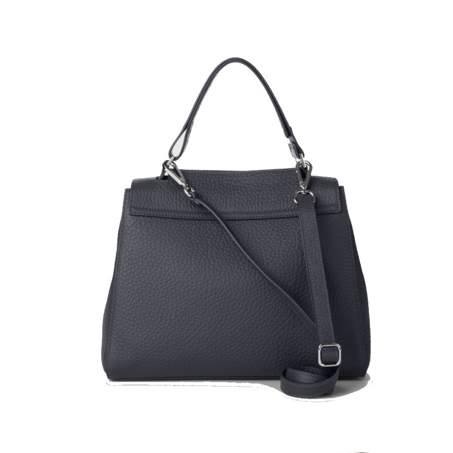 ORCIANI SVEVA SOFT medium shoulder bag in leather with  shoulder strap