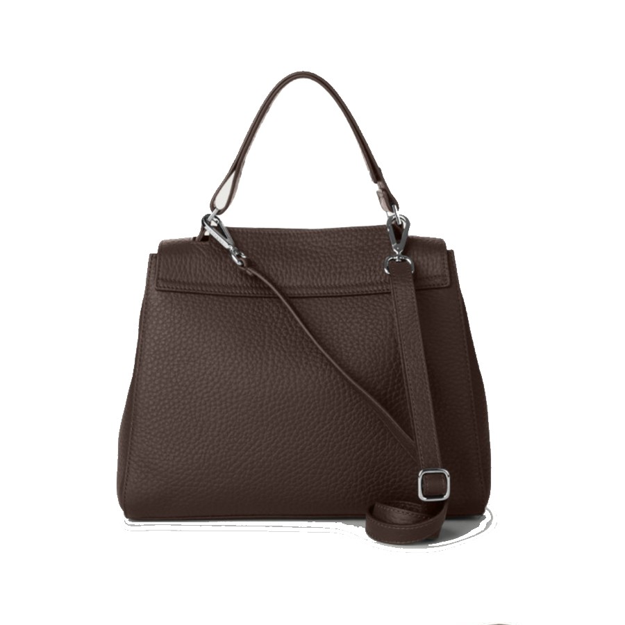 ORCIANI Borsa a spalla MEDIA  SVEVA SOFT in pelle con tracolla