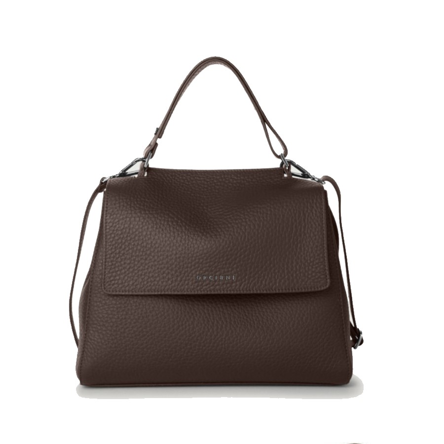 ORCIANI Borsa a spalla MEDIA  SVEVA SOFT in pelle con tracolla