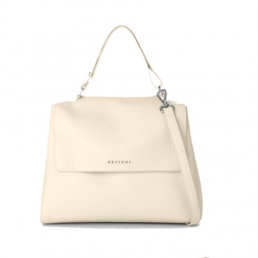 ORCIANI Borsa a spalla MEDIA  SVEVA SOFT in pelle con tracolla
