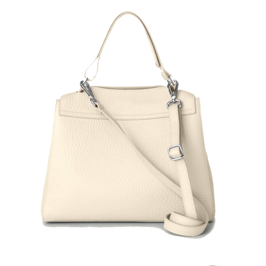ORCIANI SVEVA SOFT medium shoulder bag in leather with  shoulder strap