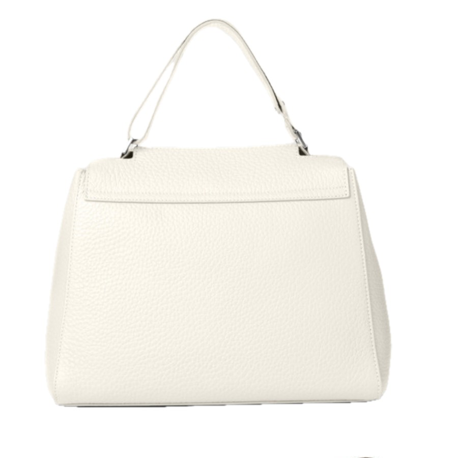 ORCIANI SVEVA SOFT medium shoulder bag in leather with  shoulder strap