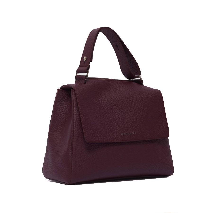 ORCIANI Borsa a spalla MEDIA  SVEVA SOFT in pelle con tracolla