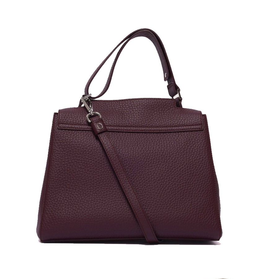 ORCIANI SVEVA SOFT medium shoulder bag in leather with  shoulder strap