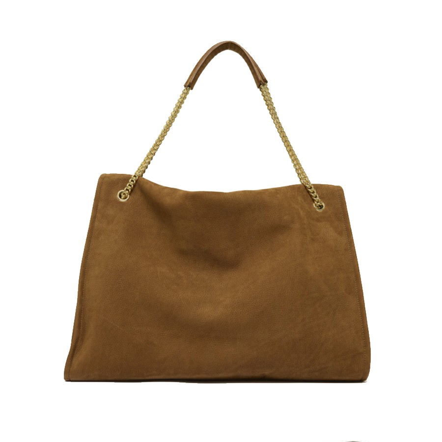 ORCIANI Borsa Venus Nabucco Large a spalla in pelle nabuk