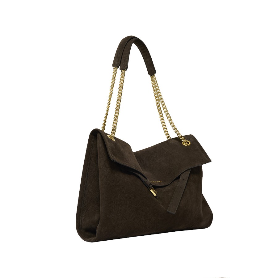 ORCIANI Borsa Venus Nabucco Midi a spalla in pelle nabuk
