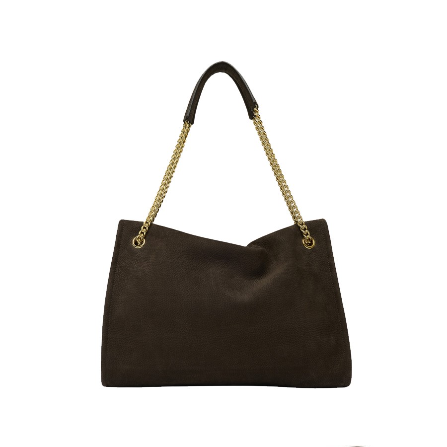 ORCIANI Venus Nabucco Midi bag with shoulder in nubuck leather