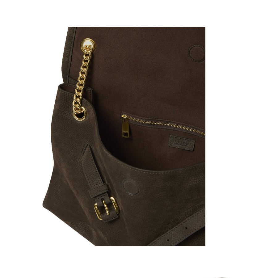 ORCIANI Venus Nabucco Midi bag with shoulder in nubuck leather