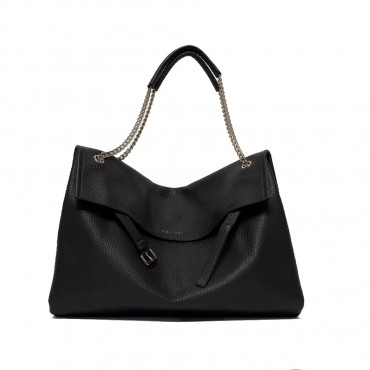 ORCIANI Borsa Venus Soft Midi a spalla in pelle martellata