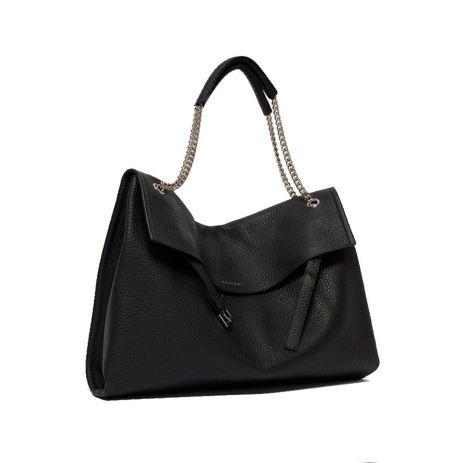 ORCIANI Borsa Venus Soft Midi a spalla in pelle martellata