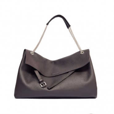 ORCIANI Borsa Venus Soft Midi a spalla in pelle martellata
