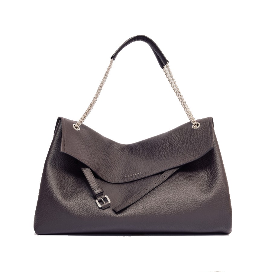 ORCIANI Borsa Venus Soft Midi a spalla in pelle martellata