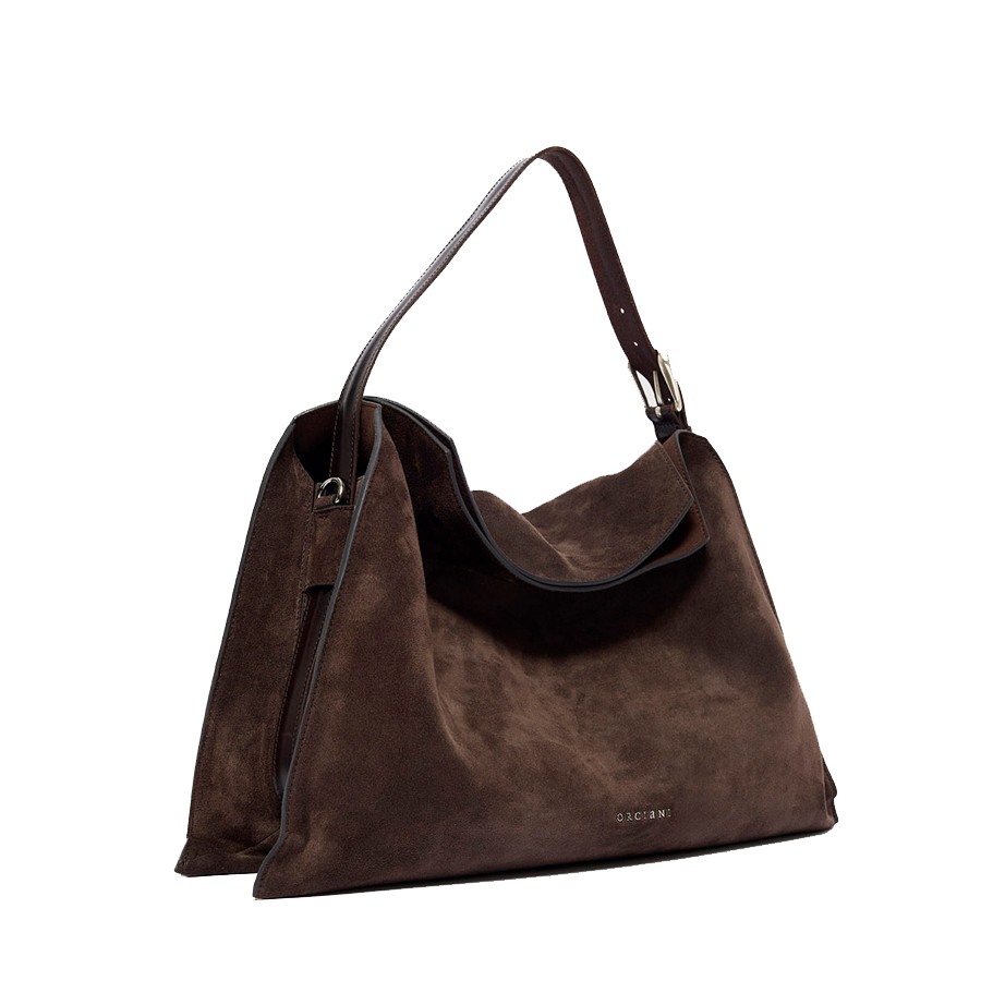 copy of ORCIANI TRINITY L suede shoulder bag with shoulder strap