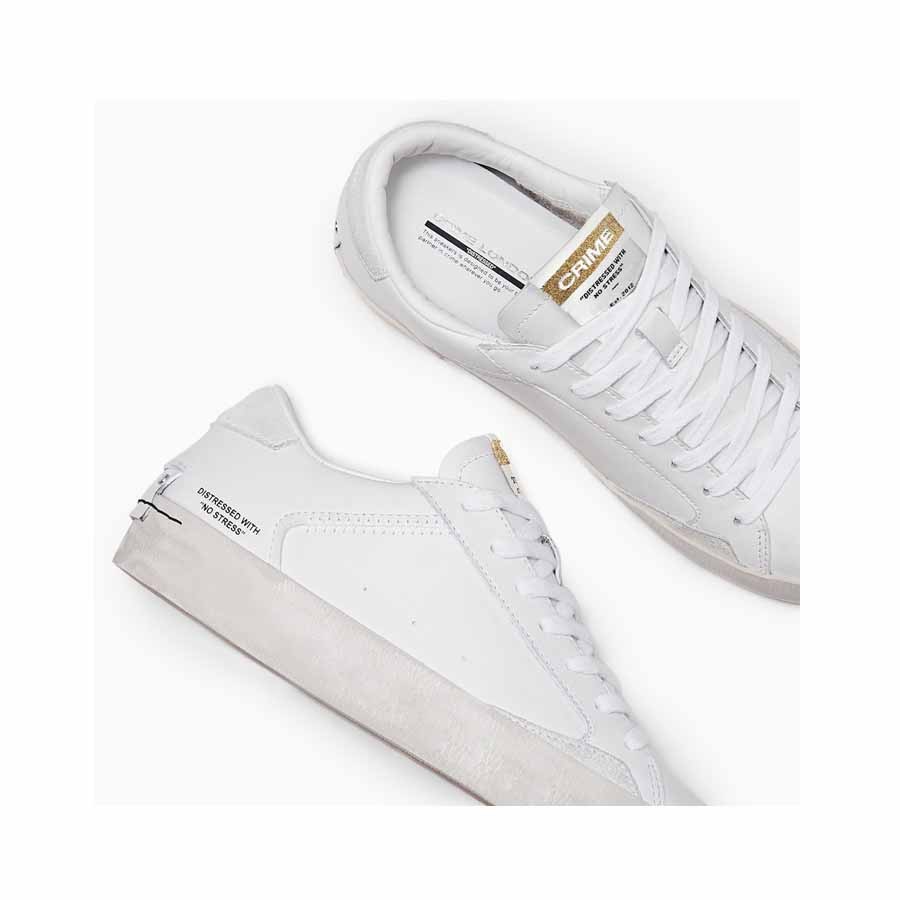 Crime London sneakers Distressed white