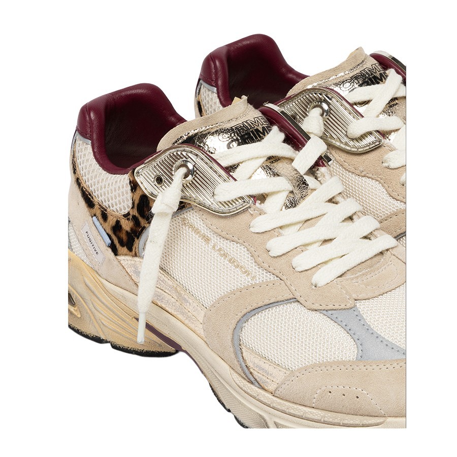 Crime London sneakers Fuitive 9064 white fang