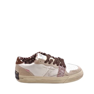 Crime London sneakers Playoff white rose leo