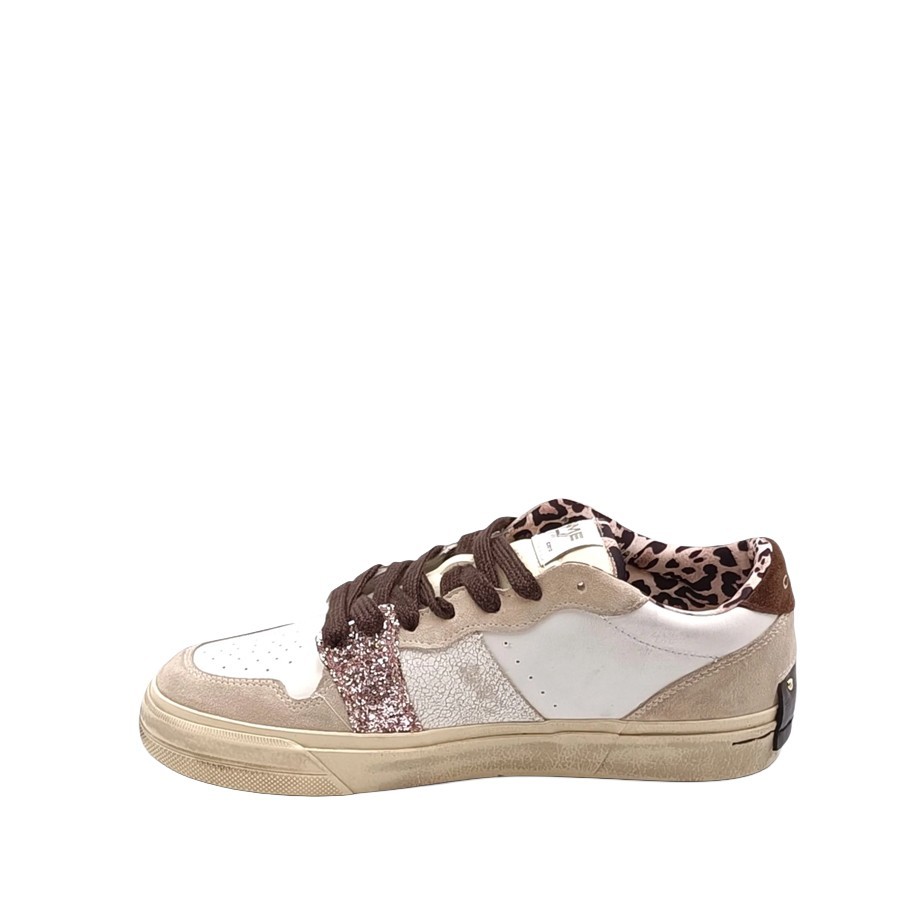Crime London sneakers Playoff white rose leo