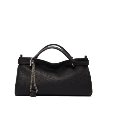 ORCIANI Virgo Soft Small hand-handed bag in hammered leather