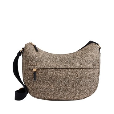 Borbonese borsa B-Club Luna medium Opnaturale nero