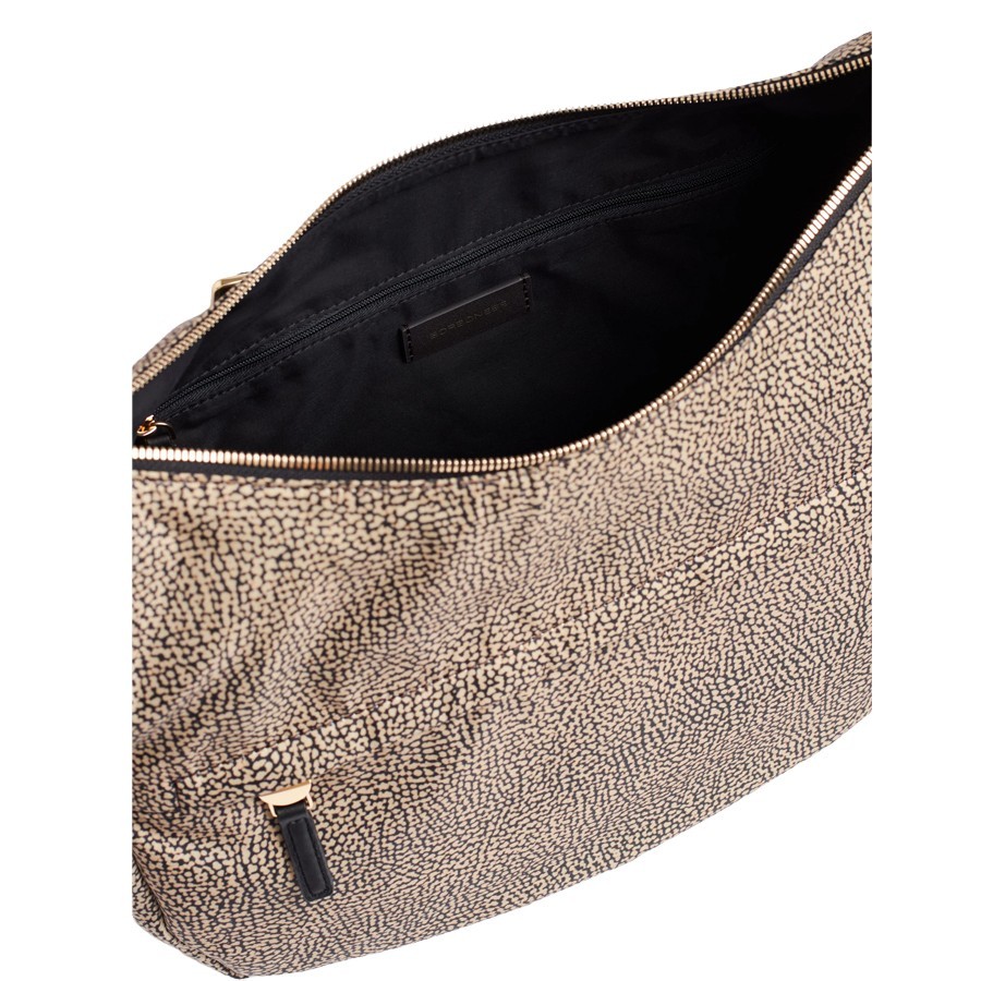 Borbonese borsa B-Club Luna medium Opnaturale nero