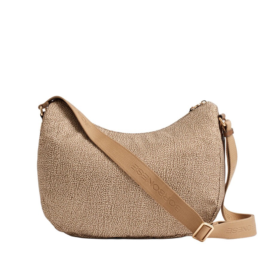 Borbonese borsa B-Club Luna medium Op beige marrone