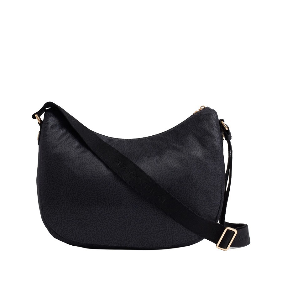Borbonese borsa B-Club Luna medium Op dark black