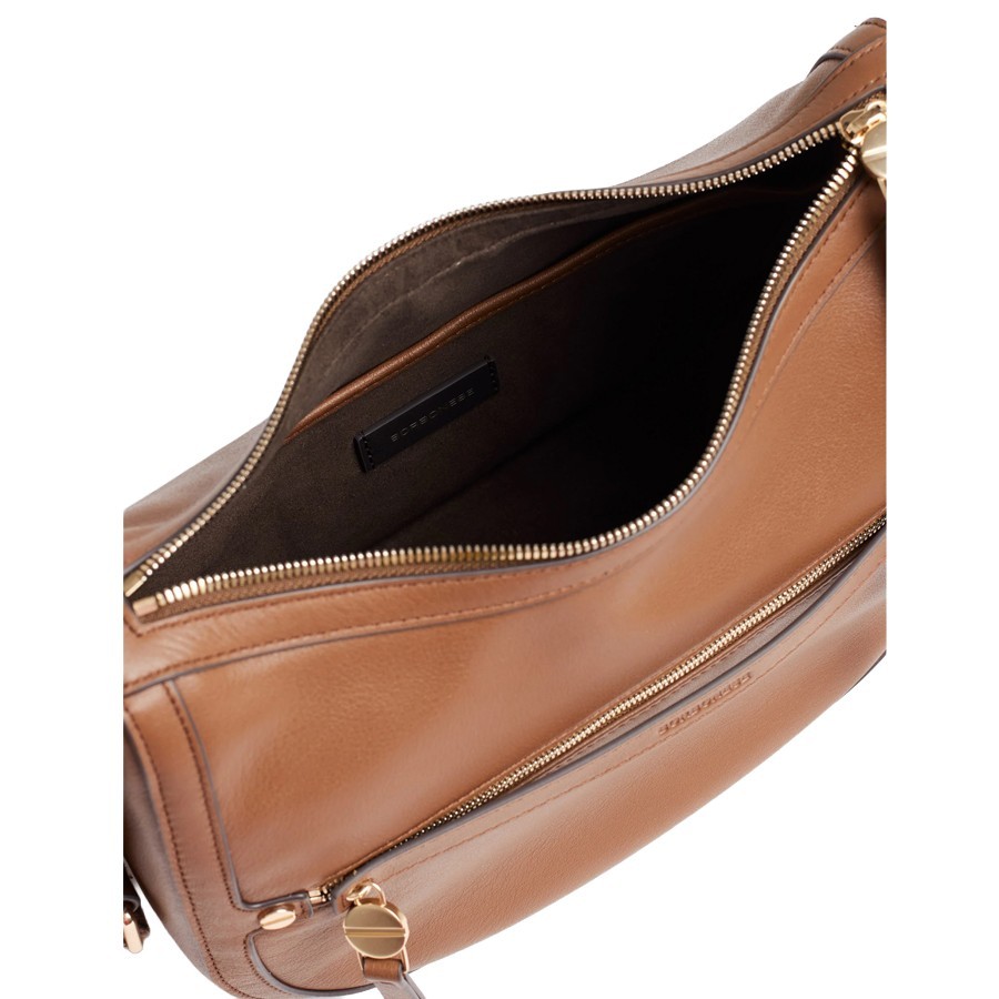 Borbonese borsa Luna bag small pelle corteccia