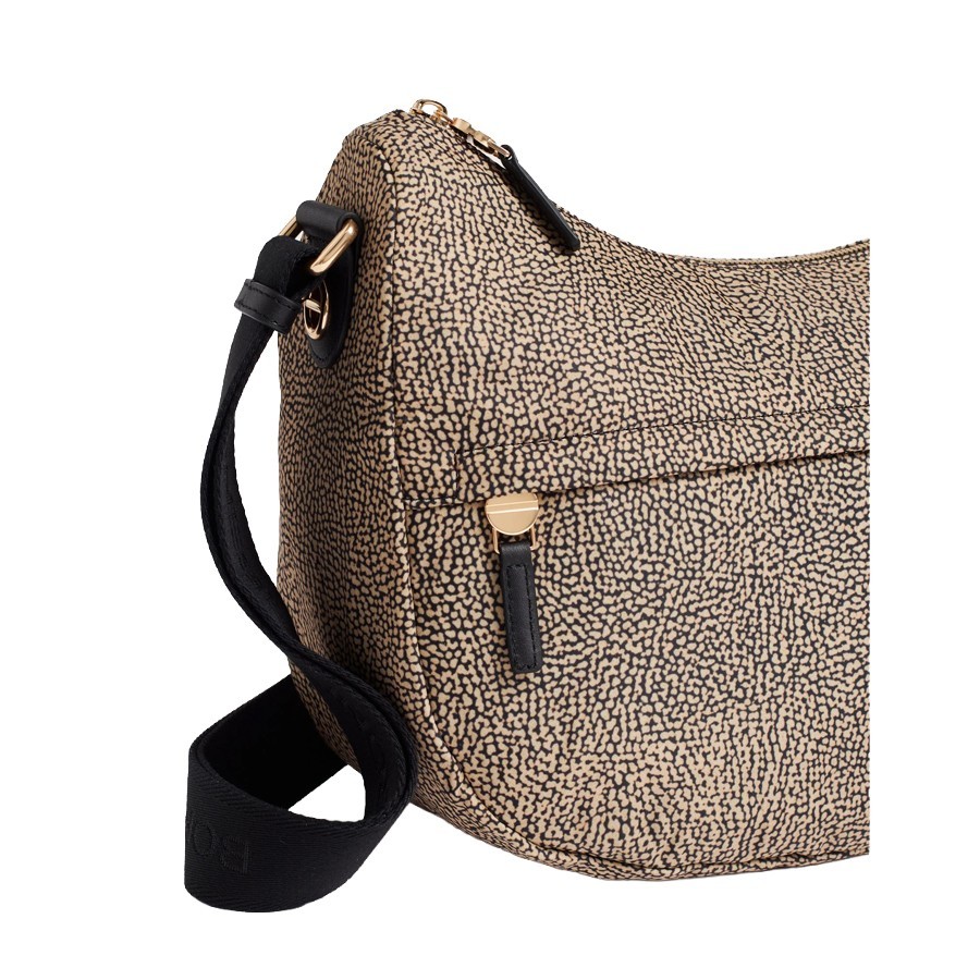 Borbonese borsa B-Club Luna middle Opnaturale nero