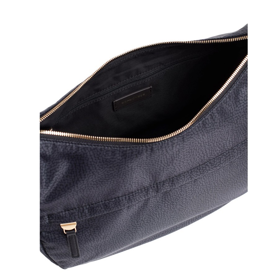 Borbonese borsa B-Club Luna middle Op dark black