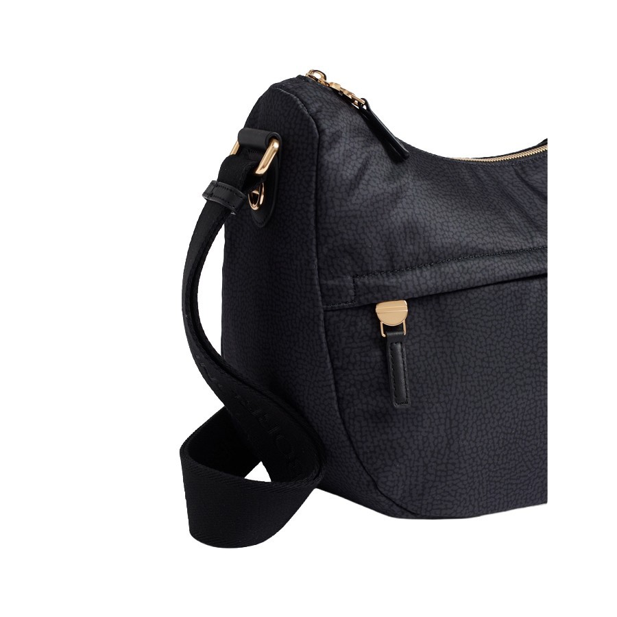 Borbonese borsa B-Club Luna middle Op dark black
