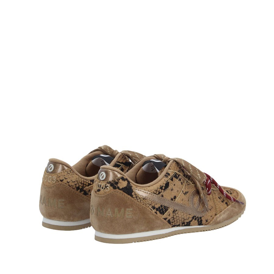 No Name sneakers donna Evo Run w Snake Kiss sabbia