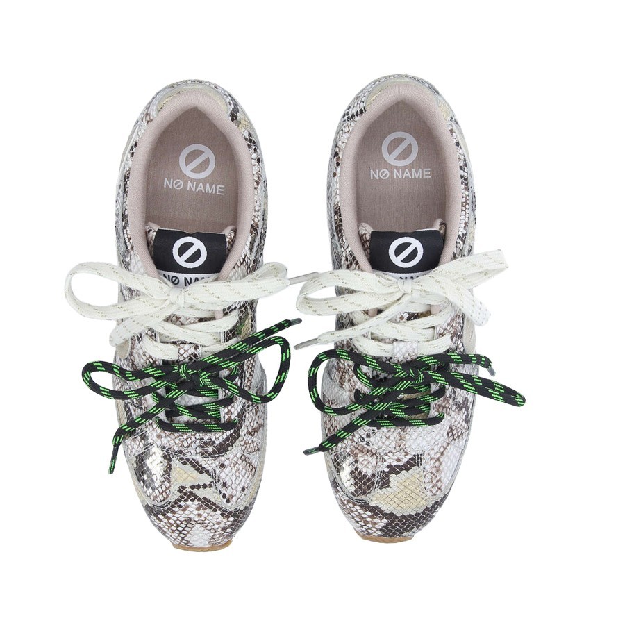 No Name Evo Run women's sneakers w Snake Kiss gold