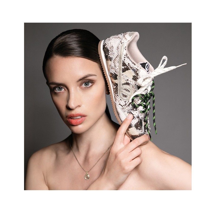 No Name sneakers donna Evo Run w Snake Kiss oro