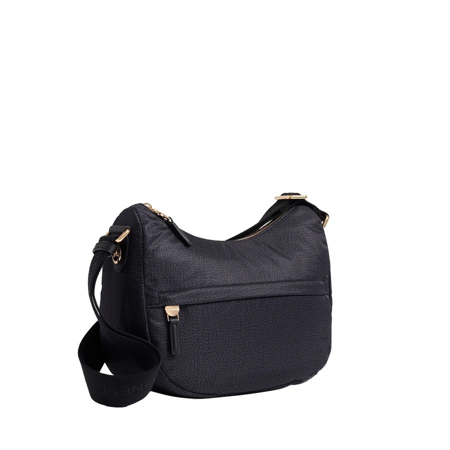 Borbonese borsa B-Club Luna middle Op dark black
