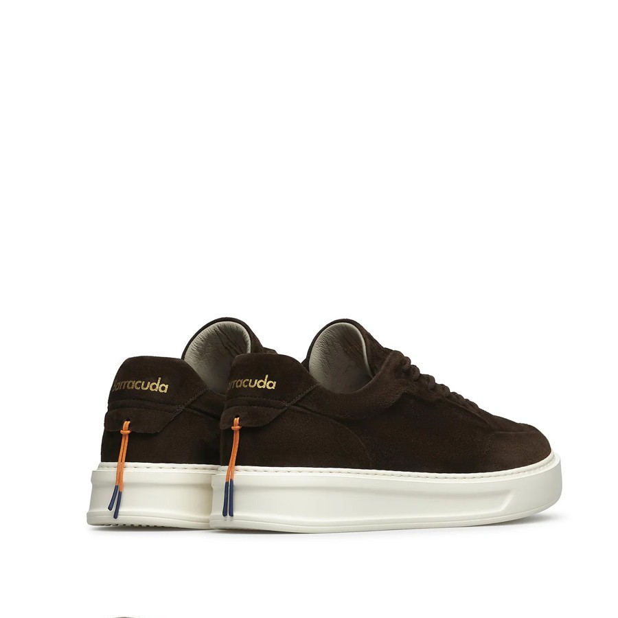 Men's BARRACUDA shoe in brown suede