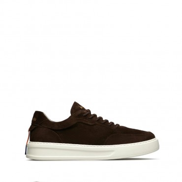 Men's BARRACUDA shoe in brown suede