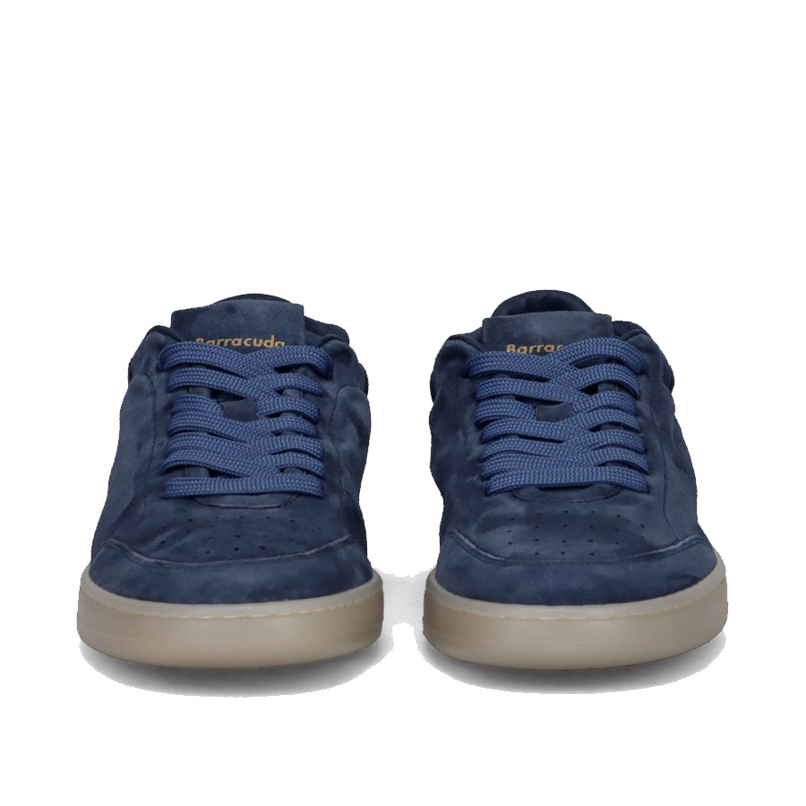scarpa uomo BARRACUDA in camoscio Navy