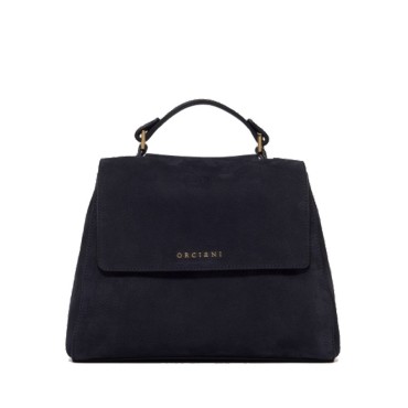 ORCIANI Sveva Nabucco Small handbag in nubuck leather with shoulder strap