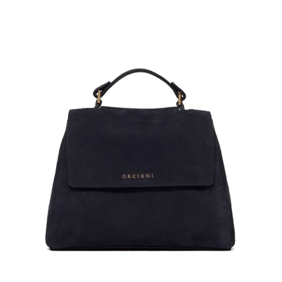 ORCIANI Borsa Sveva Nabucco Small a mano in pelle nabuk con tracolla
