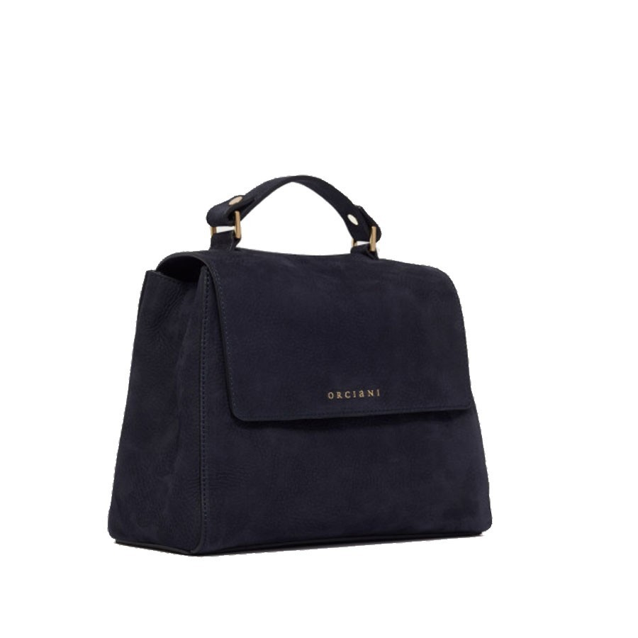 ORCIANI Borsa Sveva Nabucco Small a mano in pelle nabuk con tracolla