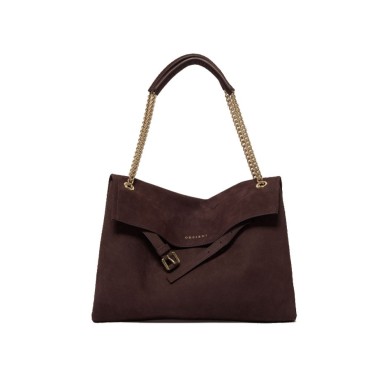 ORCIANI Borsa Venus Nabucco Midi a spalla in pelle nabuk