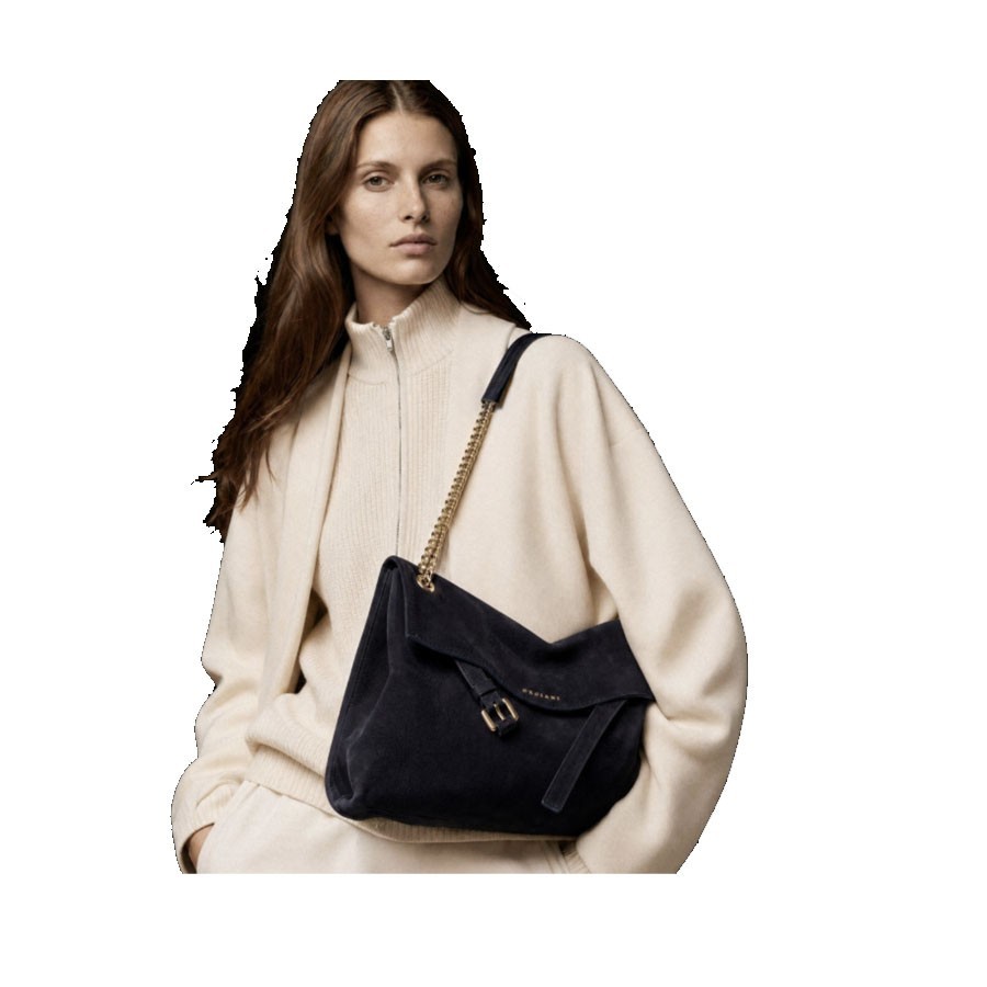 ORCIANI Venus Nabucco Midi bag with shoulder in nubuck leather