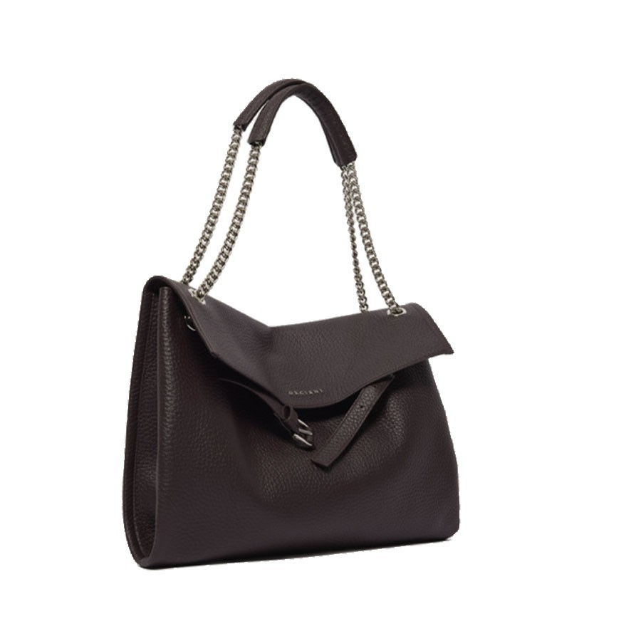 ORCIANI Borsa Venus Soft Midi a spalla in pelle martellata