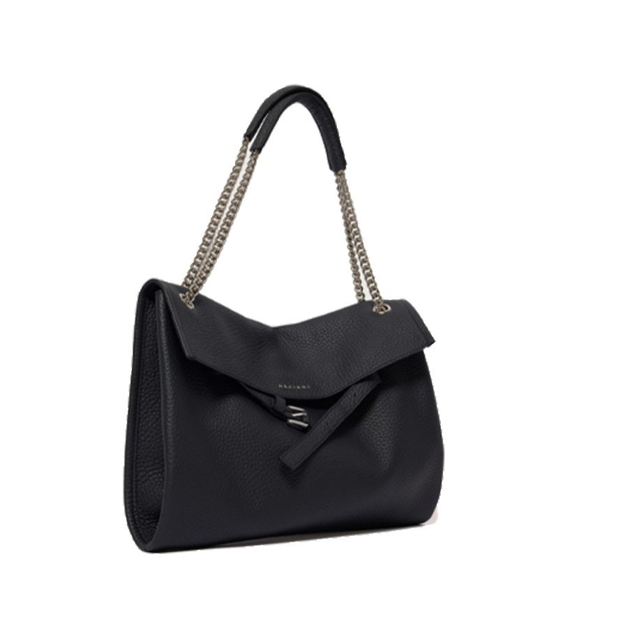 ORCIANI Borsa Venus Soft Midi a spalla in pelle martellata