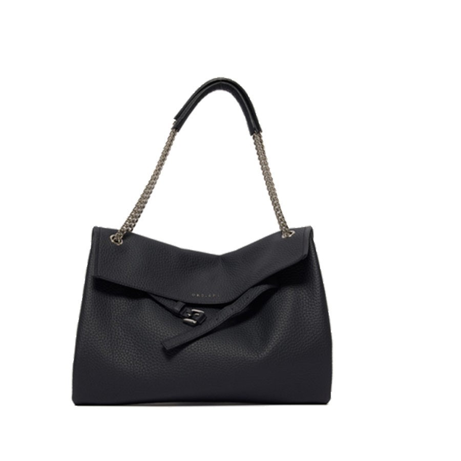 ORCIANI Borsa Venus Soft Midi a spalla in pelle martellata