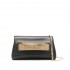 Clutch ORCIANI in pelle nero con accessorio