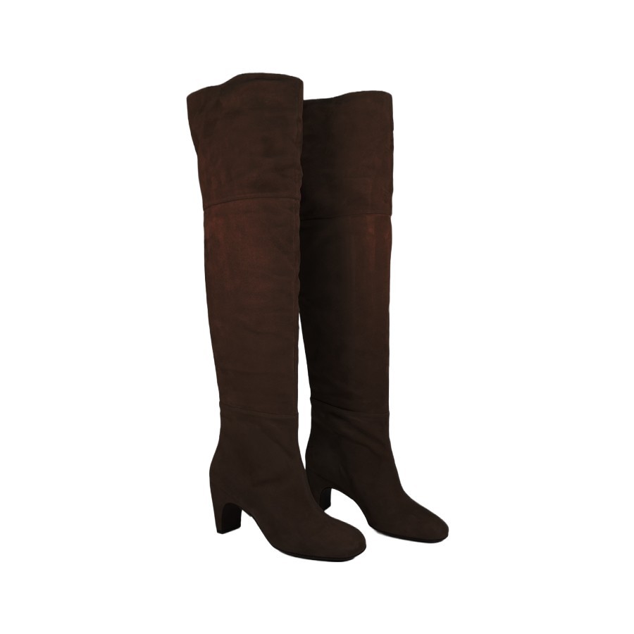 Vic Matiè stivale overknee L42 Edge Chamois  dark brown