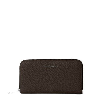ORCIANI Portafoglio zip around Soft in pelle