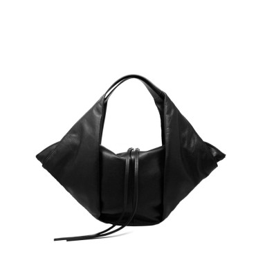 Vic Matiè borsa hobo Tabita pelle nera