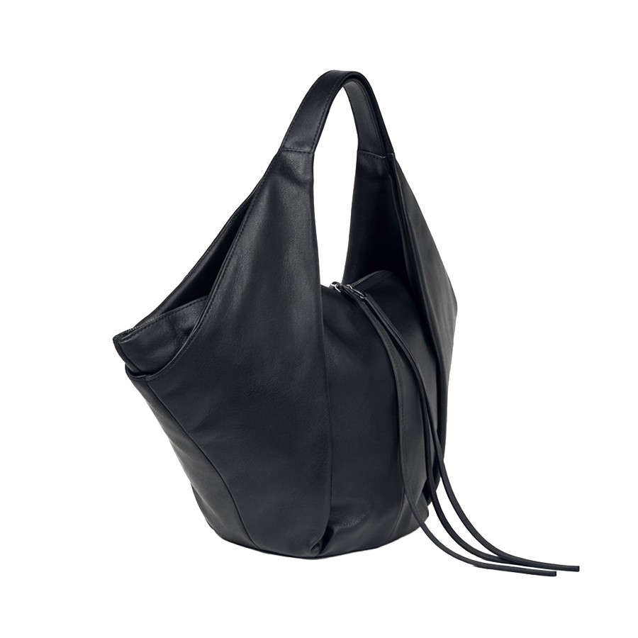 Vic Matiè borsa hobo Tabita pelle nera